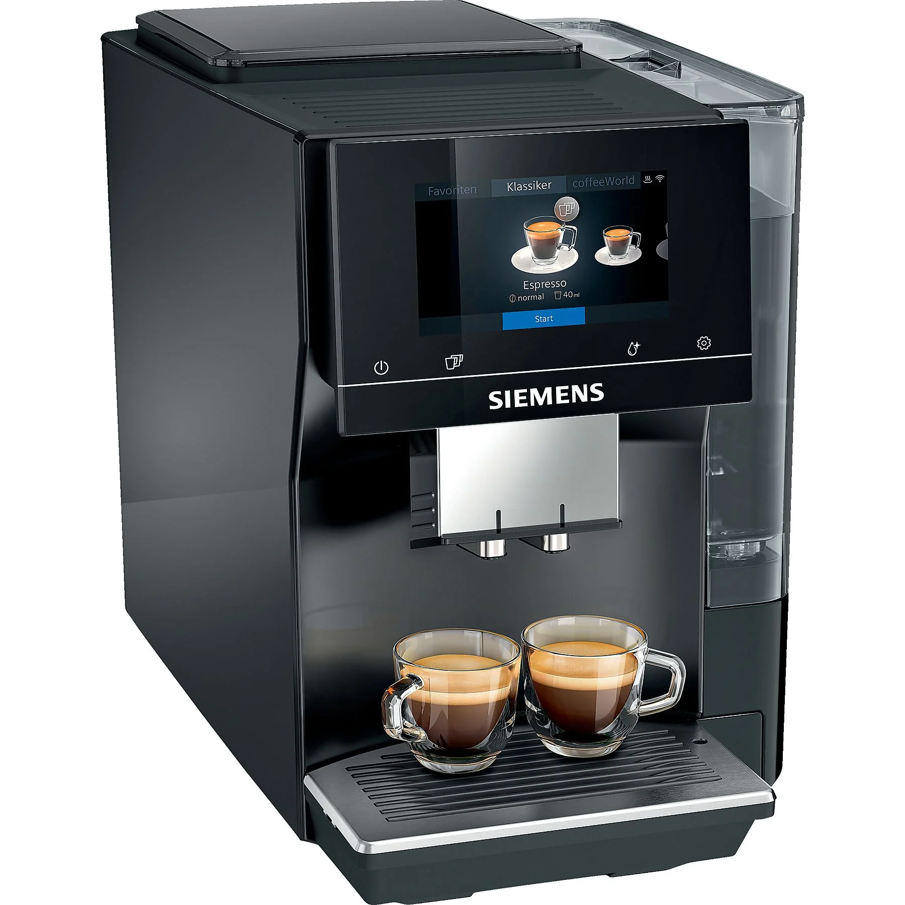 SIEMENS TP713D09 EQ700 classic Kaffeevollautomat Klavierlack Schwarz