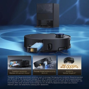 DREAME Aqua10 Ultra Track Complete Black Saugroboter