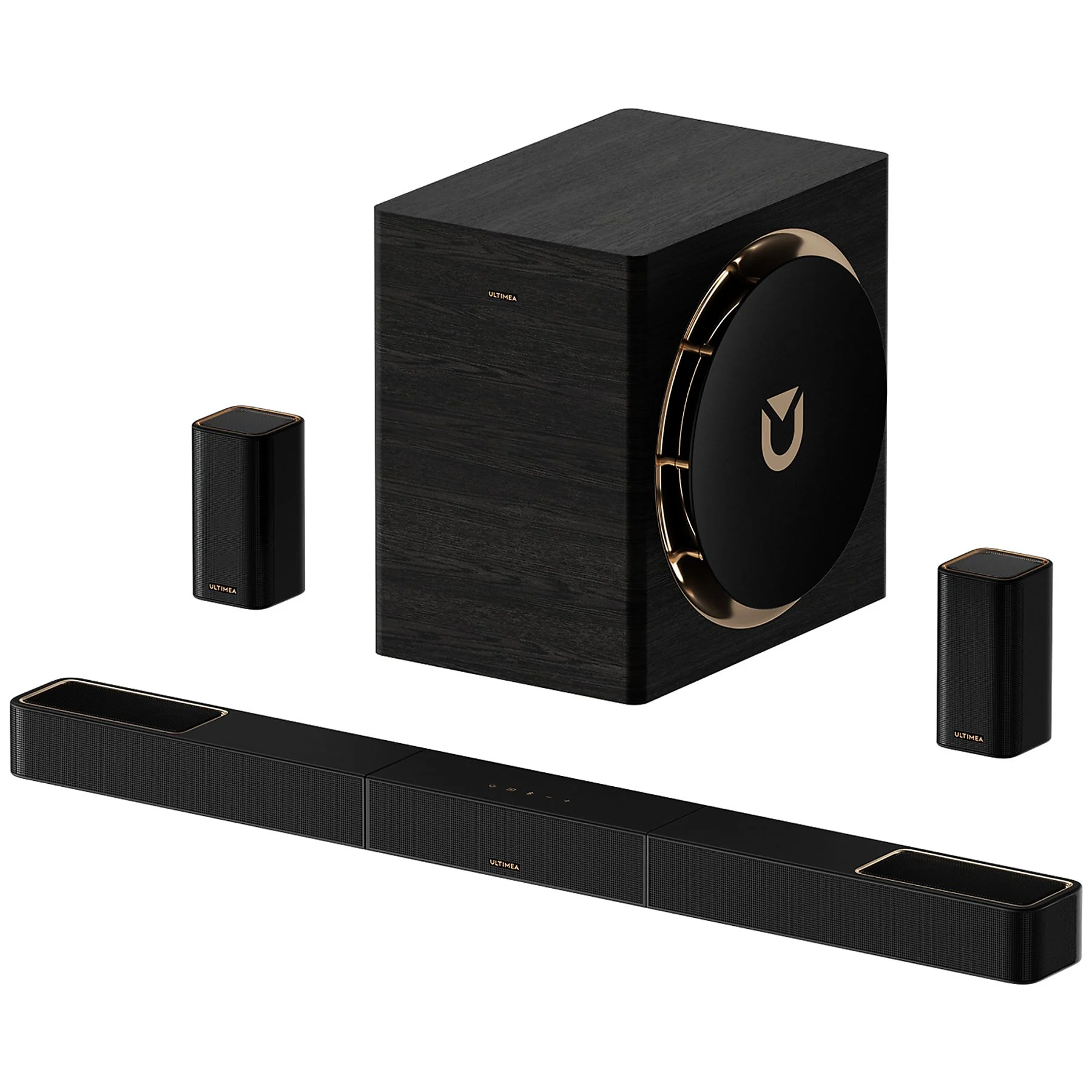 ULTIMEA Skywave X70 - 7.1.4 Systeme mit Dolby Atmos Soundbar Schwarz